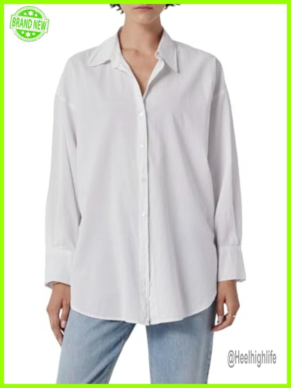 Cotton Shirting Button Up Shirt Collared Long Sleeve Regular Fit Casual